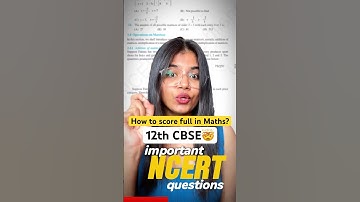 🤯How to score full Marks in class 12th Maths? CBSE Board exams 2025🔥 #12th #12thboards #cbse #math