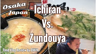FOOD VLOG REVIEW: Ichiran Ramen Versus Zundouya Shansaibashi