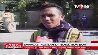 Relawan: Suara Rintihan Korban Terdengar di Bawah Reruntuhan Hotel Roa Roa