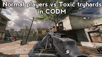 Normal players vs toxic tryhards in codm be like