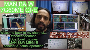 DUAL FUEL ENGINES - Operating Parameters & actual service screens in ECR & CCR. MANB&W 7G60ME GI-E