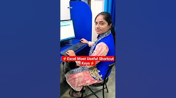 Excel Most Useful Shortcut Keys 🔥😲 #viral #excel #exceltips #computer