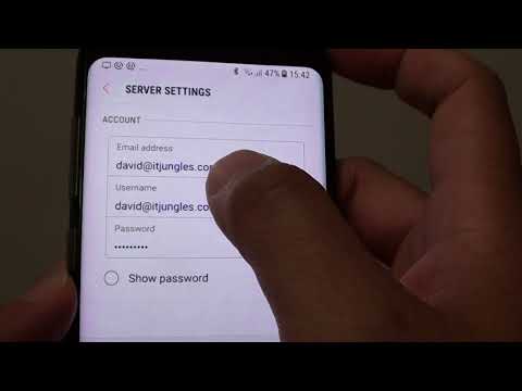 Samsung Galaxy S8 How To Setup Pop3 Email Account Youtube