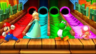 Mario Party Star Rush MiniGames Mario Vs Rosalina Vs Yoshi Vs Toadette (Master Difficulty)