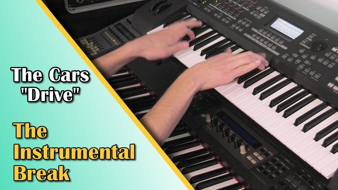 Drive The Cars Instrumental Keyboard Solo Break Tutorial (Yamaha