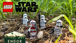 Creating Lego Star Wars Scenes on Endor | Lego ASMR