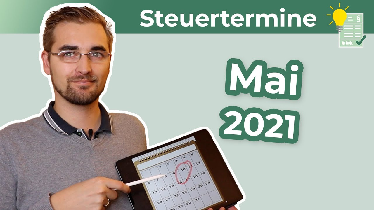 Update New Steuertermine Mai 2021