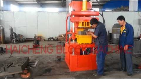 LY2 10 double block interlock clay brick making machine