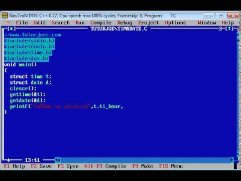 Date And Time In Program Tamil - YouTube