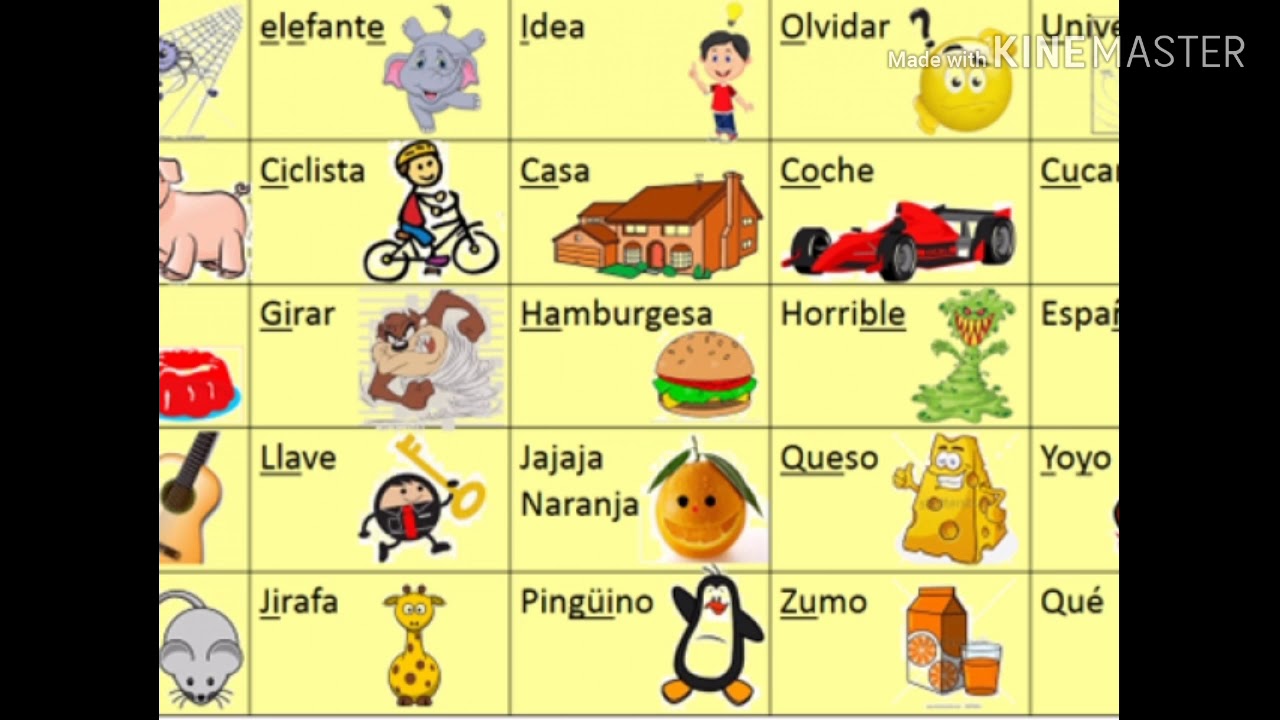 Spain words. Spanish Words start with b.