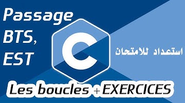 Les boucles en C - Prepa Passage DEV (DARIJA) - تمارين استعداد للامتحان