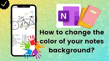 How to change the color of your notes background on Microsoft OneNote?