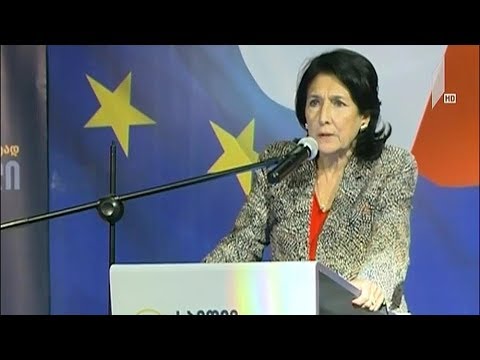 სალომე ზურაბიშვილი სიღნაღისა და დედოფლისწყაროს მოსახლეობას ხვდება