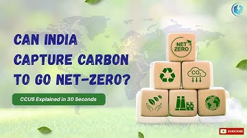 Can #Carbon_Capture Be India’s Climate Game-Changer❓