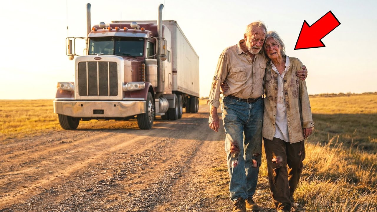 Elderly Couple Beaten and Left Roadside—Until A Truck Driver Made a Decision That Changed Everything