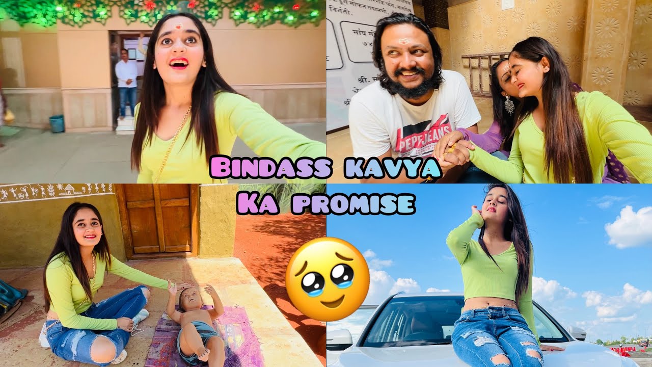 Bindass Kavya in Akalkot & Mummy papa se kiya ek promise | Kya Papa hame Goa vacation le jayenge?