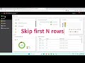 Skip first N rows at source (Flatfile connection): #Informatica #IICS #CDI