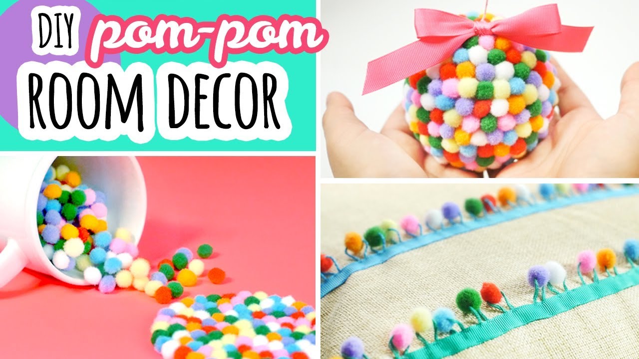 Fun pom pom crafts - so many ideas you will not have thought of! ·  VickyMyersCreations