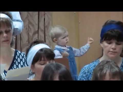 Little Girl Conducts Choir In Kyrgyzstan 