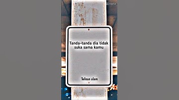 Thumbnail of tanda tanda dia tidak suka  sama kamu 😔😭 #  sad😢😭😔#
