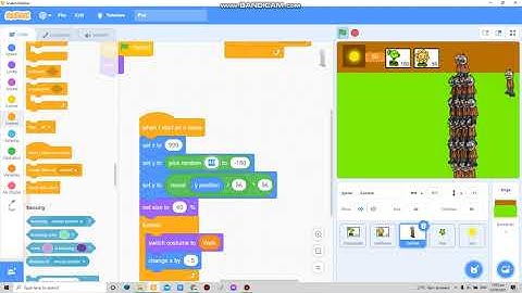 How to make Plants vs Zombies in Scratch part5