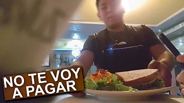 ¿Cómo se llama cuando te vas de un restaurante sin pagar?