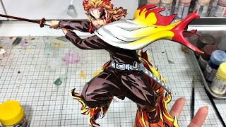 【お取り置き】鬼滅の刃/煉獄杏寿郎/フィギュア/リペイント/2次元塗装/一番くじ 二次元彩色 リペイント 鬼滅の刃 一番くじ A賞 煉獄杏寿郎