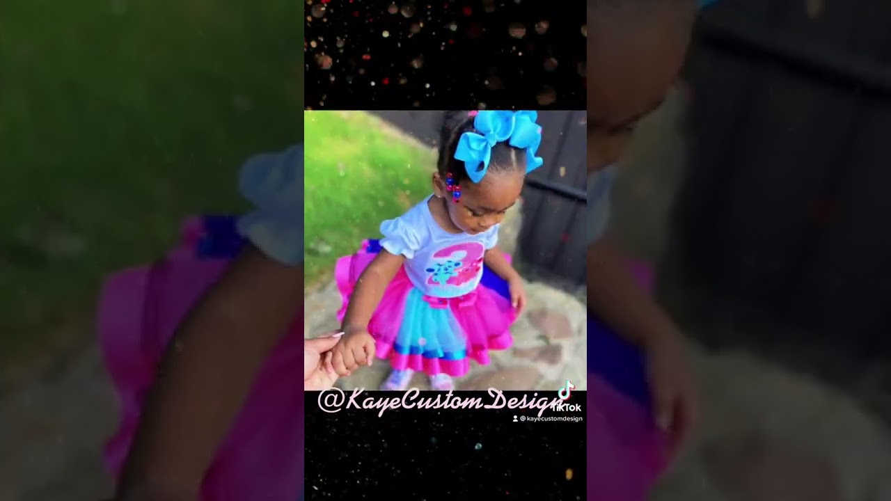 Kids Birthday Outfits | Fluffy Tutu Sets by KayeCustomDesign