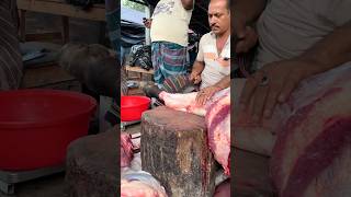 Meat cutting processing scale.