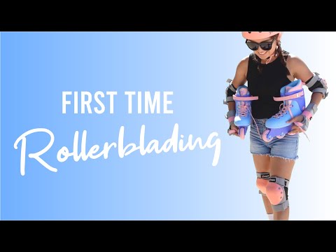 My Wife's First Time Rollerblading / Family Skate Ep. #1