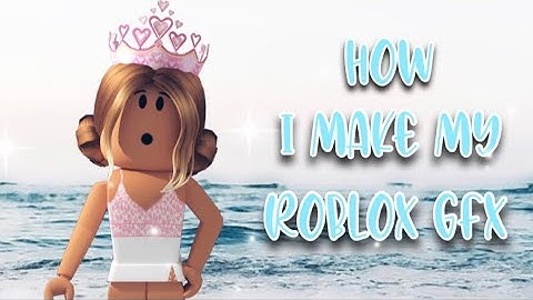 How I make my Roblox Gfx! | Blender 2.79