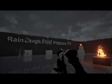 Rain Drops FX. Unreal Engine 4