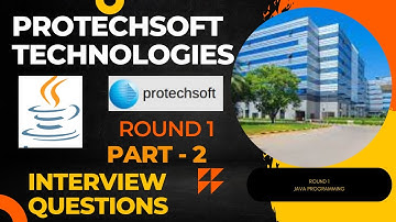 ProTechSoft Technologies | Section-A | Java Interview Questions