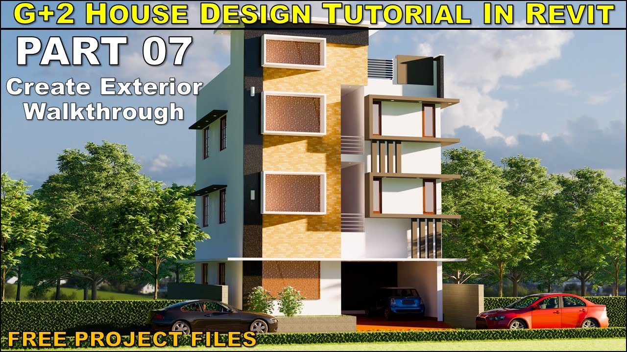 Create Walkthrough In Revit Using Enscape | Day 07 | G+2 House Design ...