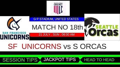 USA  MLC match no 18th LPL T20 SFU VS SO 2024 Full Details,  venue and Time, who will win this match