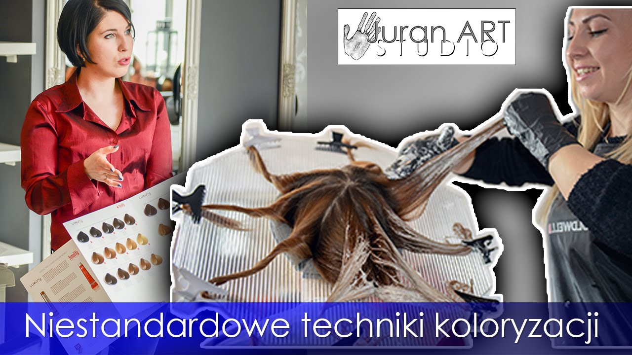 Нестандартные техники окрашивания волос