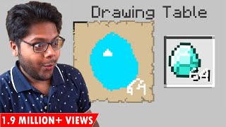 Minecraft, But Every Item You Draw You'll Get