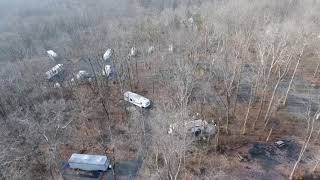 Aerial View Of Ringing Rocks Family Campground
