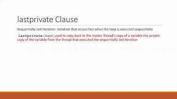 28-OpenMP first last private