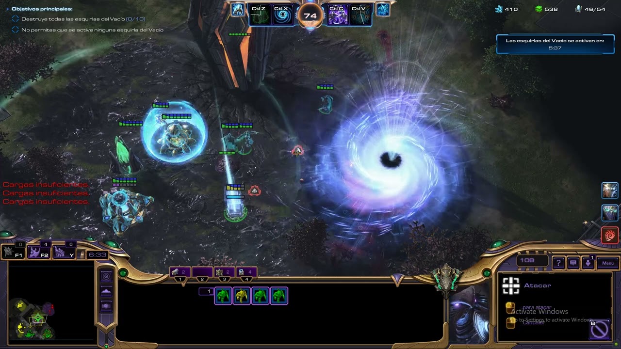 StarCraft 2 Co-Op, Vorazún, Fisuras a Korhal