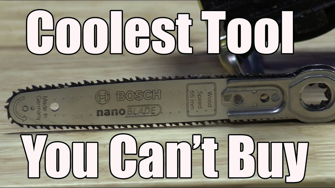 Bosch Mini Nano Chainsaw Thing From Europe Youtube