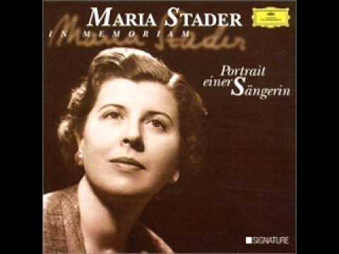 Maria Stader - Mendelssohn Lieder