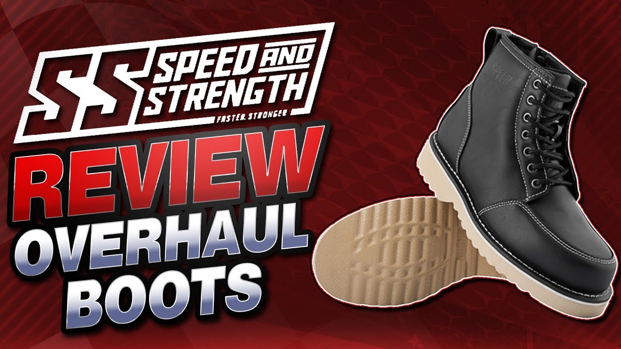 Speed and Strength Overhaul Boots Review from Sportbiketrackgear.com