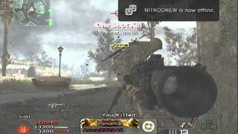 ican_no_scope mw2 1st intervention quick scope montage HD