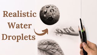 How to Draw Water droplets Like A Pro / Beginner Tutorial