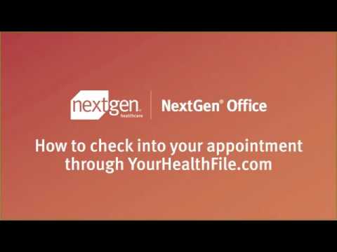 How Does a  Patient Check in to their Appointment on the NextGen Office Patient Portal