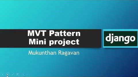 Django series  MVT Pattern Mini Project