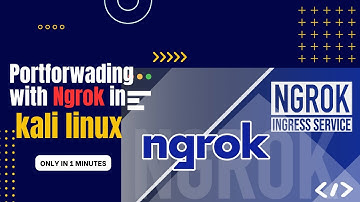 How to make port forwading with ngrok on kali linux