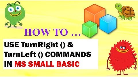 TurnRight & TurnLeft Commands in Small Basic [Turtle Graphics] | Hello World Kids