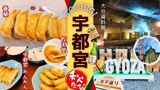 【栃木・宇都宮観光】食欲の秋に絶品餃子を食べ歩き!話題の観光スポットもめぐる日帰り旅 大谷資料館|二荒山神社|大谷寺 平和観音|餃子通り|来らっせ
